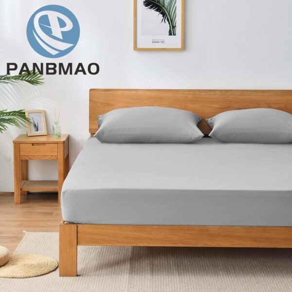 Grounding Sheets Queen Deep Pocket Organic Cotton with Silver Fiber, Grounding Fitted Earth Sheets with Grounding Cord (Light Gray, Queen - 60"x80"x15") - Image 5