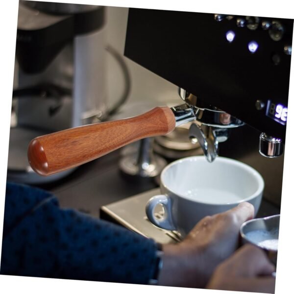 MAGICLULU Wooden Handle for Coffee Filter Reusable Tea Filters Large Coffee Filters Reusable Coffee Stainless Filter Tamper Tea Diffusers for Loose Tea Cup Pour - Image 9