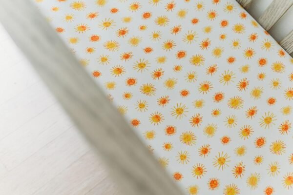 L'ovedbaby Organic Crib Sheet 2-Pack, Sunny Day (Box Set) - Image 3