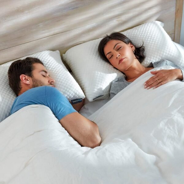 DreamyBlue Premium Pillow for Sleeping - Shredded Memory Foam Fill [Adjustable Loft] Washable Cover from Bamboo Derived Rayon - for Side, Back, Stomach Sleepers - CertiPUR-US Certified (Queen) - Image 5