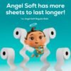 Angel Soft Toilet Paper, 16 Mega Rolls = 64 Regular Rolls, Soft and Strong Toilet Tissue - Image 5