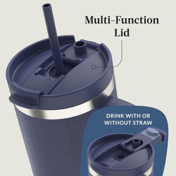 Contigo Streeterville 40oz Tumbler, Stainless Steel Vacuum Insulated, Leak-Proof, Cold for 29 Hours, Indigo - Image 3