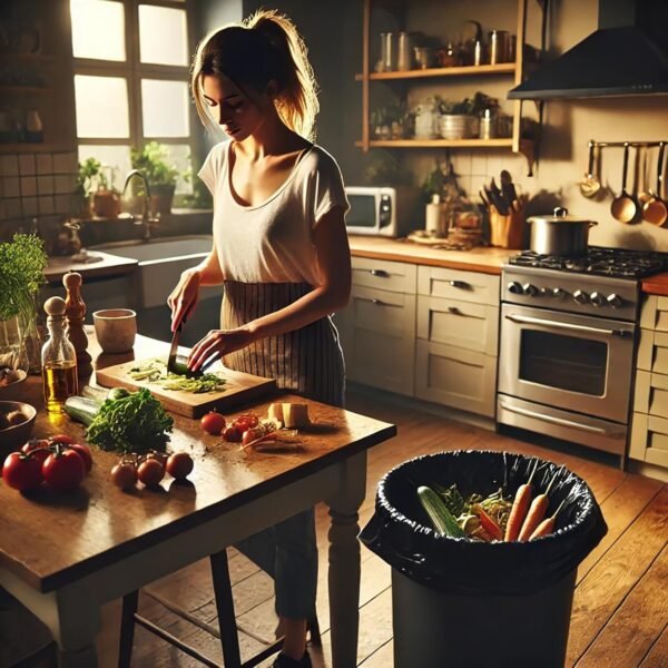 8 Gallon Biodegradable Black Trash Bags - Compostable Tall Kitchen Garbage Bags 80 Count Recycling Unscented Office Outdoor Thick Strong Medium Size Can Waste Basket Liners Acqkunlo - Image 6