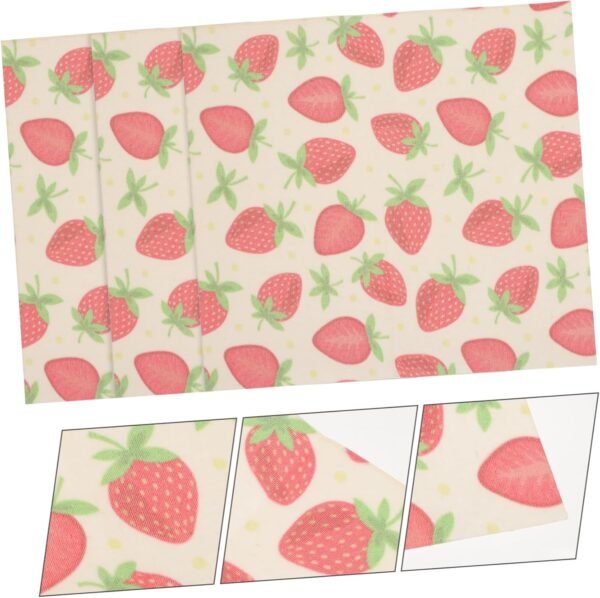 3pcs Beeswax Food Wrappers Fresh-keeping Food Wraps Baking Food Wraps Beeswax Food Wraps Reusable Food Wraps Reusable Wraps Paper Packing Supplies Household - Image 9