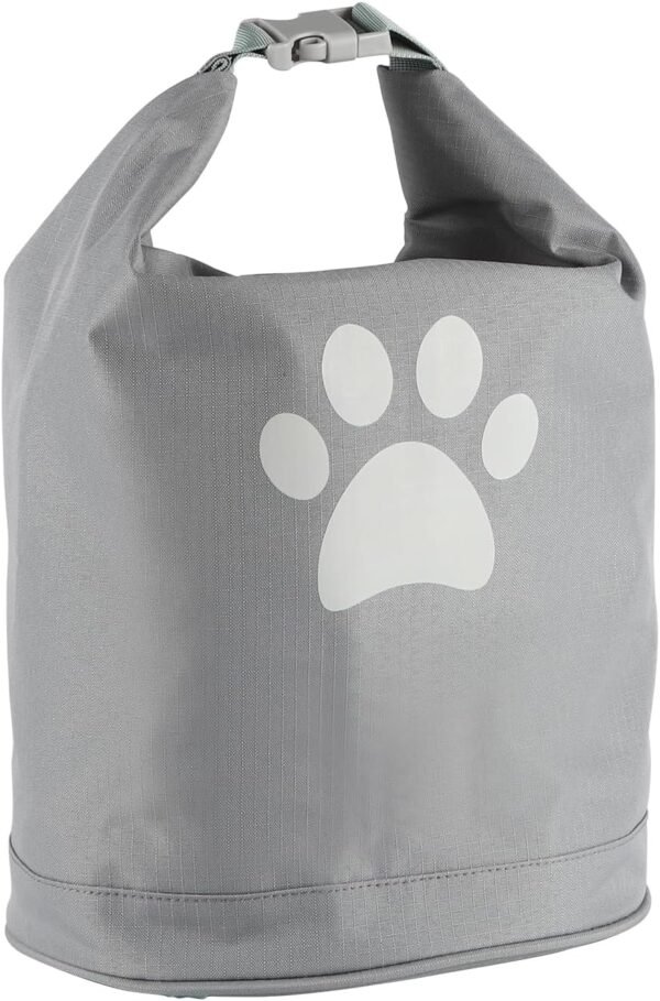 Travel Dog Food Container 10Lbs,Dog Food Travel Bag,Waterproof Dog Food Bag,Reusable Dog Travel Kibble Container,Roll Top Pet Food Bag,Dog Camping Essentials