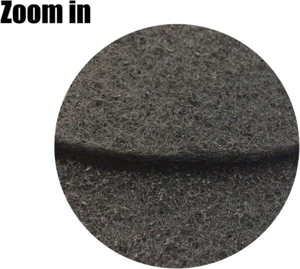 6.7inch Charcoal Filters for Kitchen Compost Bin Pail Replacement Filter Countertop Home Bucket Refill Sets, Round - Image 3