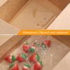 (Set of 50) 30oz Compostable Food Take Out Containers Disposable, Small Microwaveable Paper To Go Boxes, Grease Resistant Natural Kraft Cardboard Lunch Box, Takeout, Biodegradable, Eco-Friendly - Image 3