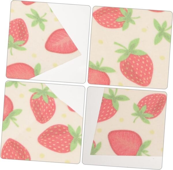Garneck 3pcs Beeswax Food Paper Reusable Wraps Beeswax Food Wraps Food Wrapping Beeswax Paper Food Packing Supplies Beeswax Paper for Baking Reusable Food Wraps Food Wrapping Papers - Image 4