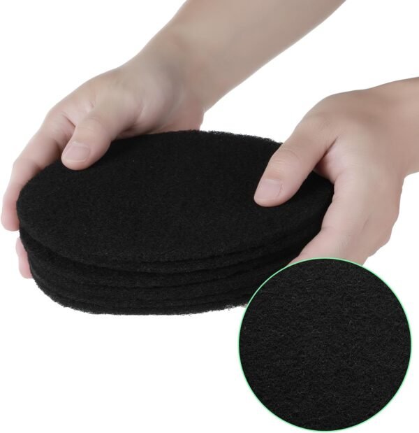 6 Pack 6.7 Inch Compost Bin Filter for Compost Bucket, Charcoal Filters for Countertop Bin, Activated Carbon Replacement Compost Bin Filter for Kitchen, Home Bucket Compost Pail Refill, Round - Image 7