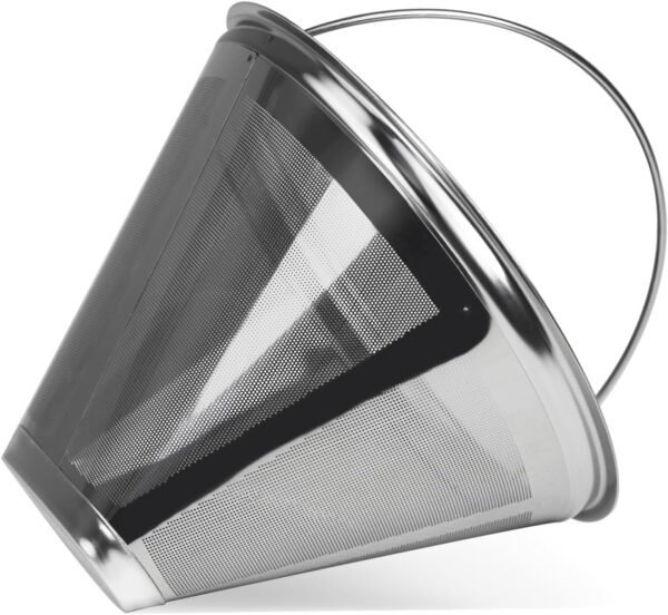 #4 Coffee Filter Stainless Steel Coffee Filter Reusable Coffee Filter Compatible with Technivorm Moccamaster KBGV and KBT Coffee Machines.