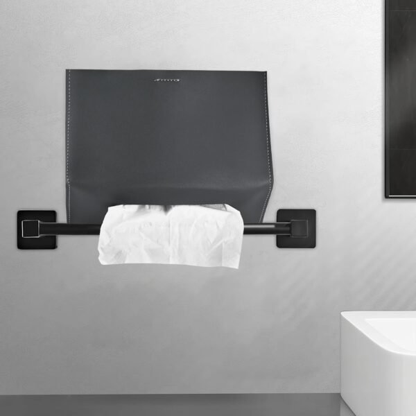 Leather Cover for Disposable Paper Hand Towel Box, Compatible with Kleenex Paper Hand Towel(1-Dark Grey) - Image 7