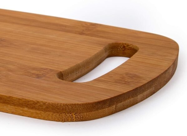 Luciano Housewares, Beige Classic Bamboo Cutting Board, 12.6 x 7.87 inches, 12.75 x 7.87 - Image 4