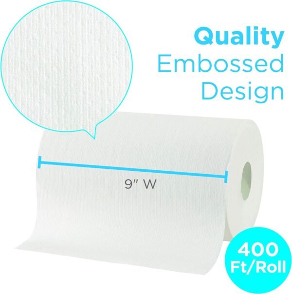 Pacific Blue Ultra 9" Paper Towel Roll (Previously Branded SofPull) by GP PRO (Georgia-Pacific), White, 26610, 400 Feet Per Roll, 6 Rolls Per Case - Image 5
