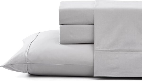 Tommy Bahama - King Sheets, Organic Cotton Bedding Set, Softens with Each Wash (TB T200 Grey, King) - Image 2
