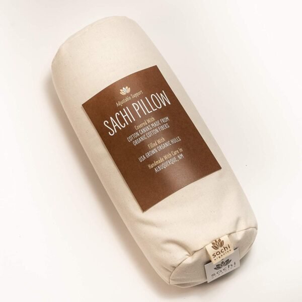 Sachi Organics Millet Neck Cylinder Pillow, 6x14 - Image 2