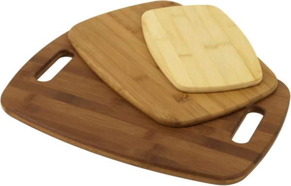 GoodCook Bamboo Cutting Board 3-Pack, Eco-Friendly Knife-Friendly Boards, 6x9-Inch, 9x12-Inch, 11x15-Inch, Durable and Moisture Resistant, Perfect for Food Prep and Serving - Image 3