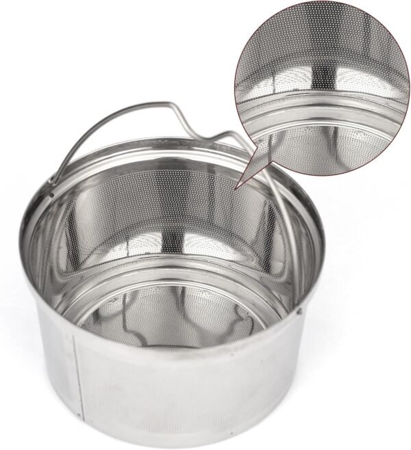 Reusable Coffee Filter, 4-5 Cup Coffee Filters for Mr. Coffee Black & Decker Coffee Makers Stainless Steel Coffee Filters - Image 5