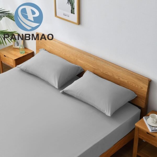 Grounding Sheets Queen Deep Pocket Organic Cotton with Silver Fiber, Grounding Fitted Earth Sheets with Grounding Cord (Light Gray, Queen - 60"x80"x15") - Image 4