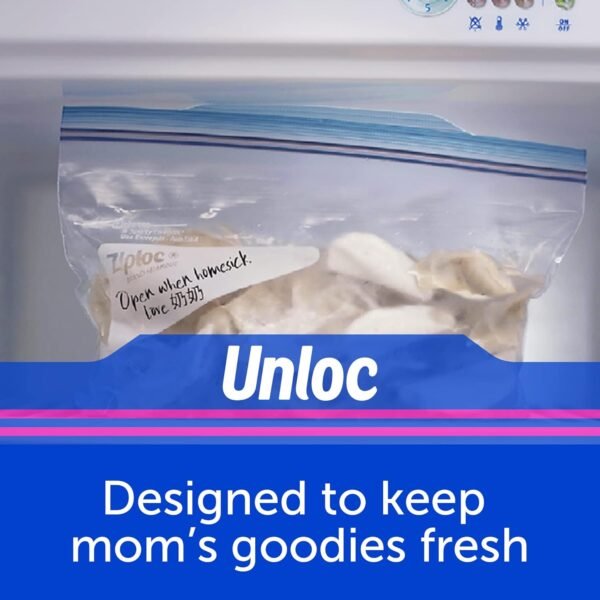 Ziploc 2 Gallon Food Storage Freezer Bags, Grip 'n Seal Technology for Easier Grip, Open, and Close, 30 Bags Total - Image 4
