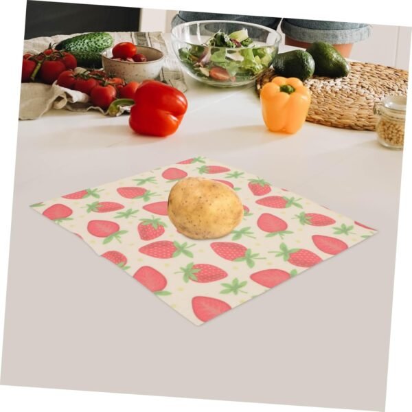 Garneck 3pcs Beeswax Food Paper Reusable Wraps Beeswax Food Wraps Food Wrapping Beeswax Paper Food Packing Supplies Beeswax Paper for Baking Reusable Food Wraps Food Wrapping Papers - Image 2