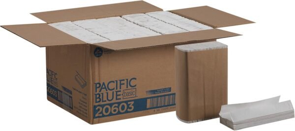 Georgia-Pacific Pacific Blue Basic, C-Fold Paper Towels (previously branded Acclaim) by GP PRO,White,20603,240 towels per pack,10 packs per case