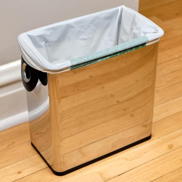 KC’s Compostable 3-Gallon Small Biodegradable Trash Bags, 25 Count | Extra Durable Disposable Compost Bags with Drawstring Closure for Odor-Control & Easy Tie | For Home & Toilet Waste - Image 7