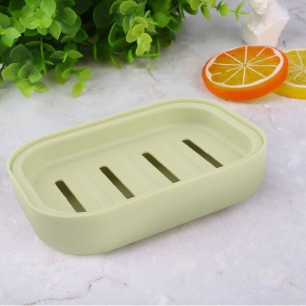 3 PCS Soap Dishes Double-Layer Bar Soap Holder for Shower Plastic Slotted Soap Box Easy to Clean Soap Tray with Drain Suitable for Bathroom, Kitchen, Travel - Image 4