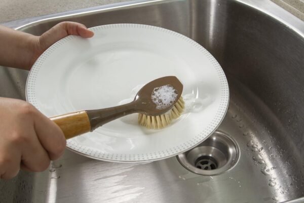 Bamboo Naturals Dish Scrubber Kitchen Brush, 2 Count - Image 3