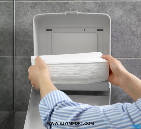 Multifold Paper Towels, White, Compact Case for Easy Storage, (250 Sheets/Pack) (4 Packs) - Image 2