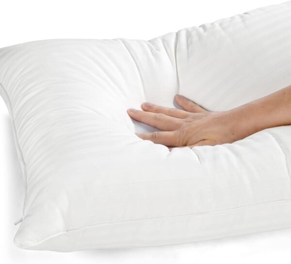 EverSnug Adjustable Layer Pillows for Sleeping - Set of 2, Cooling, Luxury Pillows for Back, Stomach or Side Sleepers (Queen (Pack of 2)) - Image 5