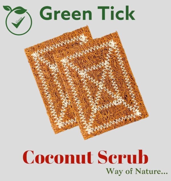 Natural Kitchen Sponge Biodegradable Compostable Cellulose and Coconut Scrubber Sponge Eco Friendly Sponges for Dishes (3) - Image 5