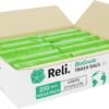 Reli. Biodegradable 33 Gallon Trash Bags | 250 Count Bulk | ASTM D6954 | Green | Eco-Friendly | Oxobiodegradable Under Certain Conditions (See Product Description) - Image 2