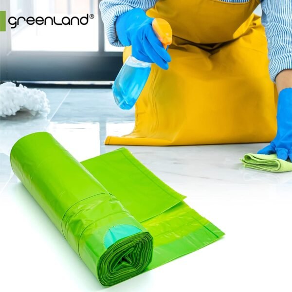Greenland Biodegradable 60 Trash Bags Compatible with Simplehuman (Code H, 60 Bags, 8-9 Gallons) - Image 3