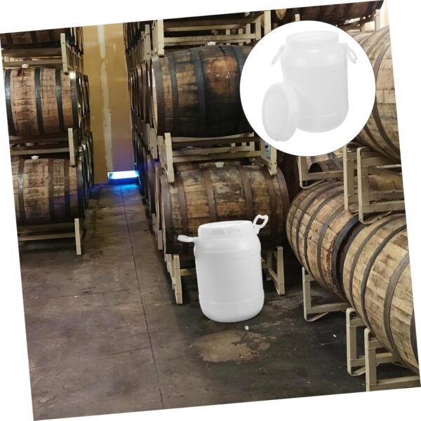 Mikinona Food Waste Bin Garbage Bin Recycle Airtight Container Kimchi Composting Bin Trash Bin Compost Pail Automatic Large Jar Trash Can Bins Indoor Garbage Can Lid Plastic - Image 3