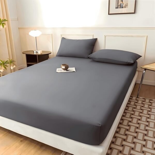 Grounding Fitted Sheet with Grounding Cord and Earthing Product Test Pen 90% Organic Cotton & 10% Silver Fiber Infused Conductive Bedding for Improved Sleep & Wellness Earthing Sheets Full Size Gray - Image 5