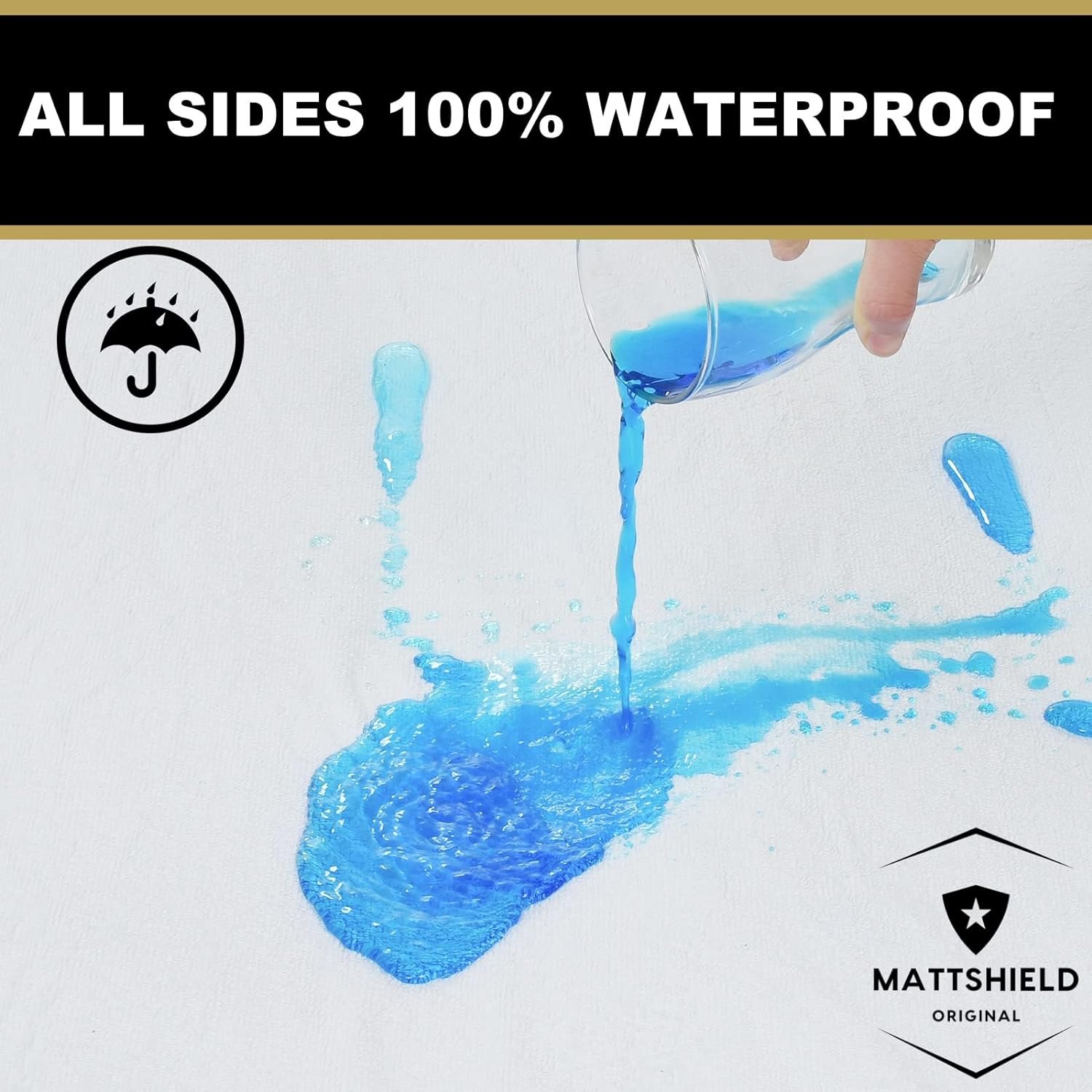 4 Pack - Organic Cotton Pillow Protectors with Zipper Queen Size - Waterproof and Skin-Friendly Terry Cotton Pillow Covers - 100% Cotton Top Pillow Protector (Queen) - Image 5