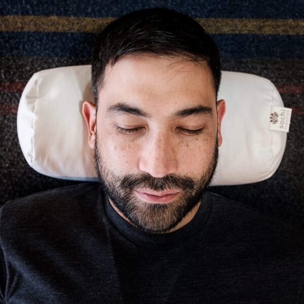 Sachi Organics Millet Neck Cylinder Pillow, 6x14 - Image 5