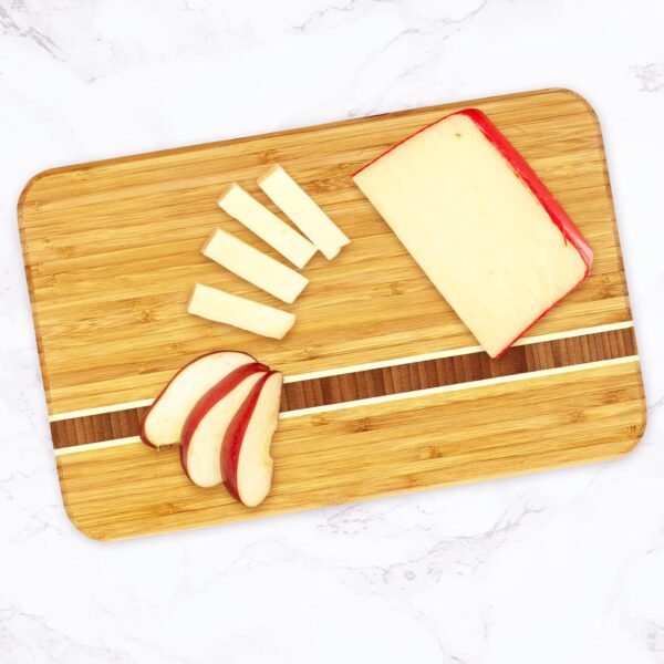 Totally Bamboo Aruba Bamboo Serving and Cutting Board, 12-1/2" x 8" - Image 2
