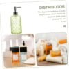 Glass Bottle Lotion Pump Bottle Hand Soap Container Lotion Travel Container Body Wash Dispenser Travel Cosmetic Containers Shower Gel Dispenser Shampoo Lotion Dispensers Green - Image 4