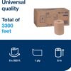 Tork Paper Towel Roll Natural H86, Universal, for Mini Dispensers, 6 Rolls x 550 ft, 8631060 - Image 2