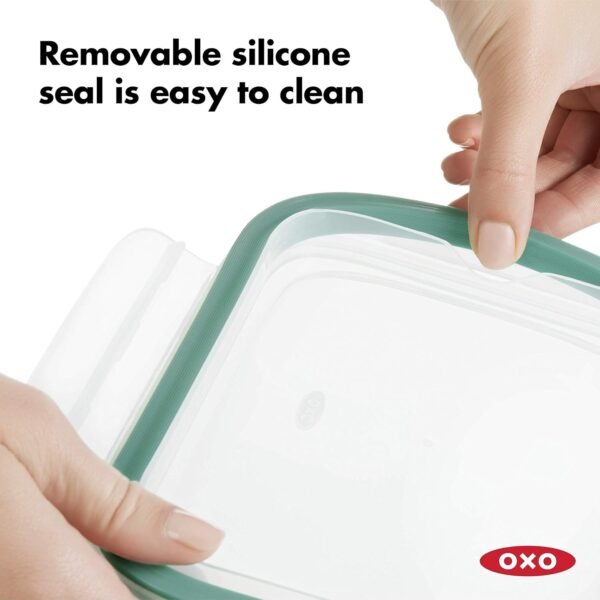 OXO Good Grips 8 Cup Smart Seal Glass Rectangle Container - Image 4