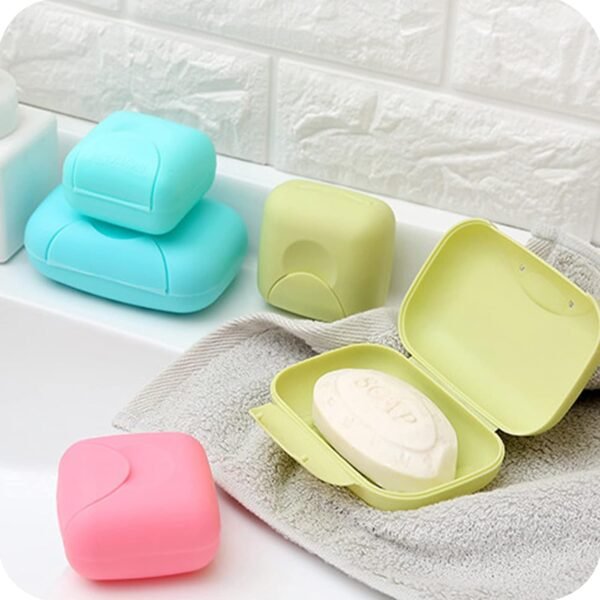RETON 4 Pcs Travel Soap Container, Portable Soap Holder Dish, Plastic Shampoo Bar Box Case for Bathroom, Shower, Camping, Gym, Outdoor, Hiking, Home (2 Small+2 Large) - Image 7