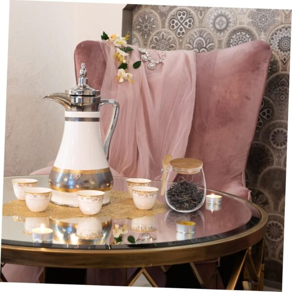 Glass Jar Convenient Canister Home Accessory Tea Leaves Jar Tea Storage Jar Loose Tea Canister Nuts Canister Dry Goods Canister Dustproof Tea Jar Tea Storage Can Tea Container Wood - Image 2