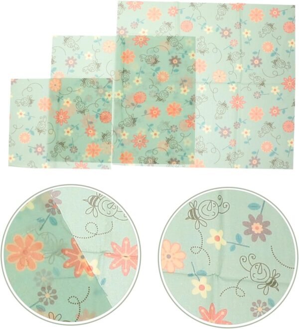 Didiseaon 15 Pcs Beeswax Wrap Lunchbox for Beeswax Food Wraps Sustainable Food Wraps Decorate Burger Bread Reusable Wraps Beeswax Bowl Cover Cake Preservation Wraps - Image 8