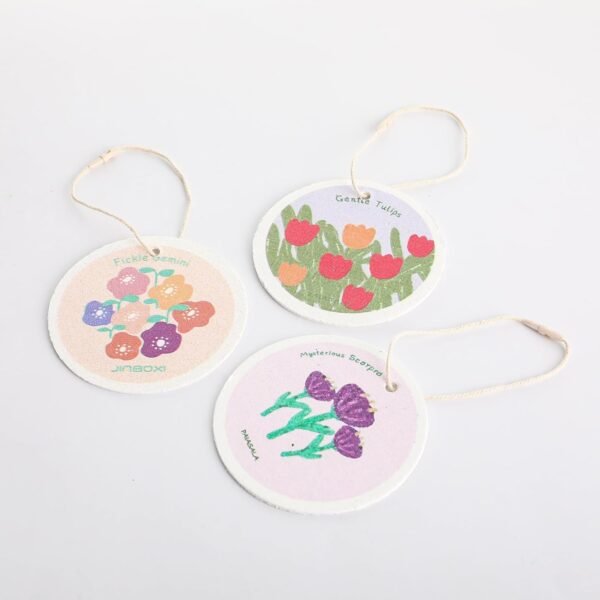 3 Pcs Biodegradable Wood Pulp Cellulose Compressed Cleaning Sponge Premium Kitchen Dishwashing Sponge Hanging Decorations for Christmas Tree Decorations, Kitchen, Bathroom and Surface Cleaning - Image 2