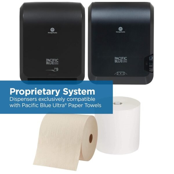 Pacific Blue Ultra 8” High-Capacity Recycled Paper Towel Roll by GP PRO (Georgia-Pacific), White, 26490, 1150 Feet Per Roll, 6 Rolls Per Case - Image 7