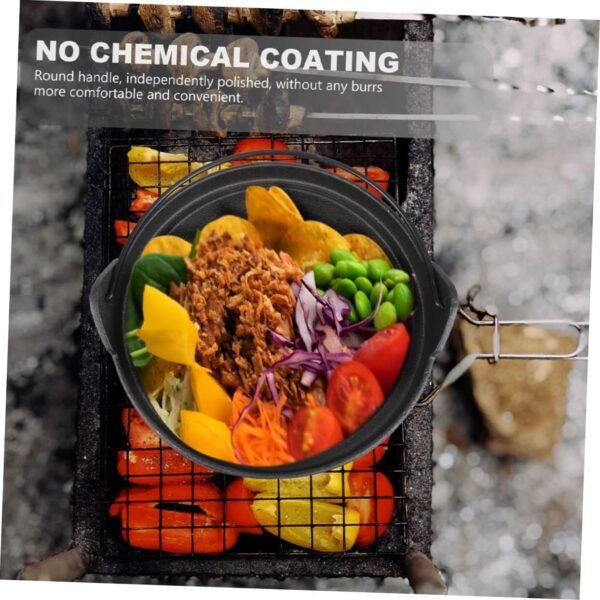 Japanese Sukiyaki Pots Pasta Pot with Strainer All Stock Pot Cauldron Cookware Lid Tea Infuser Stovetop Casserole Dishes Non Large Saucepan Camp Knife Saucepan with Handle Wok Iron - Image 7