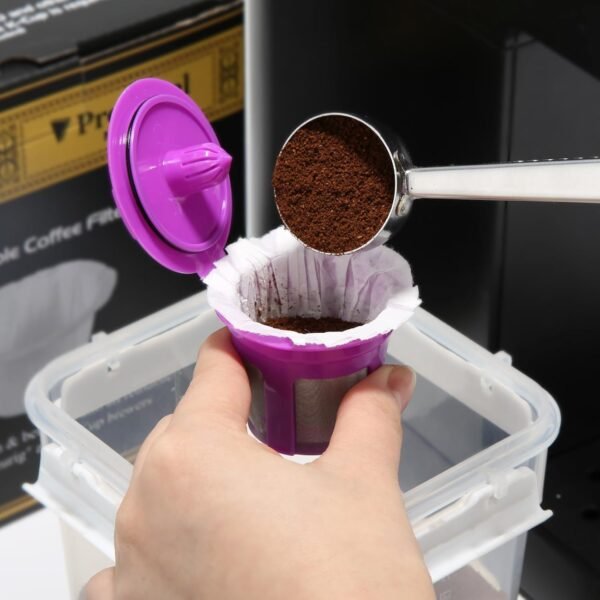 Pro Mael 360 Count Disposable K Cup Filters, Coffee Filter Paper for Keurig Brewers Single Serve 1.0 and 2.0, Use with Reusable K Cup Pods (White) - Image 3