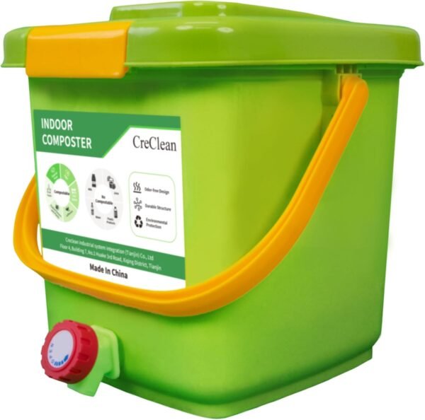 8L All Seasons Indoor Composter Starter Kit for Kitchen,Compost for Countertop Bin - Image 2