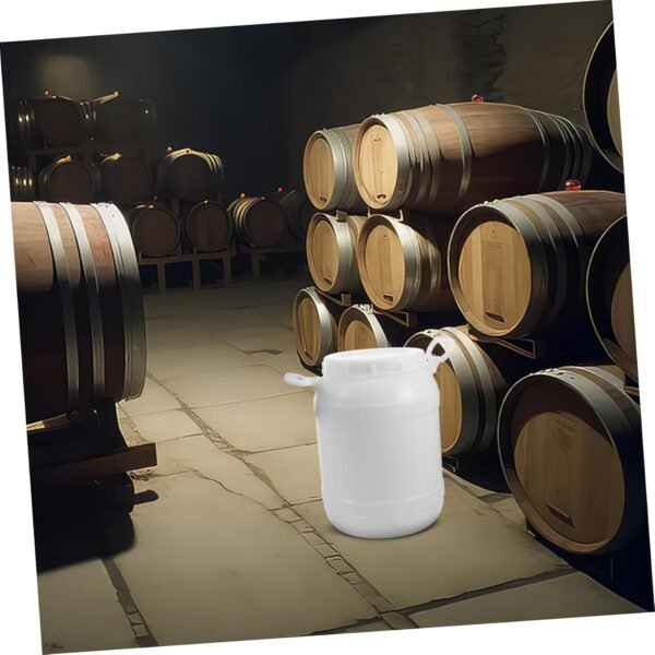 BESTOYARD Compost Bin Kitchen Indoor Garbage Can Trash Cans Kimchi Bucket Large Containers Kitchen Garbage Bin Food Waste Kitchen Composting Bin Fermenting Outdoor Bin with Lid Jar Plastic - Image 2
